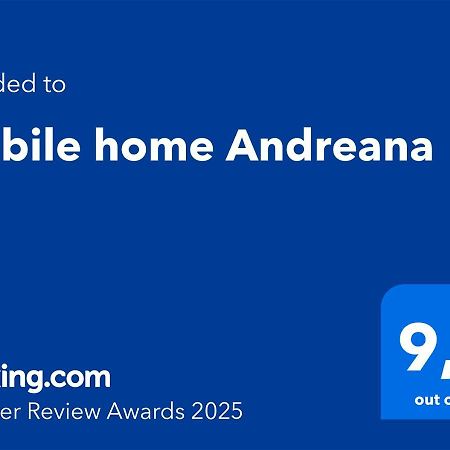 Mobile Home Andreana Jezera Eksteriør billede